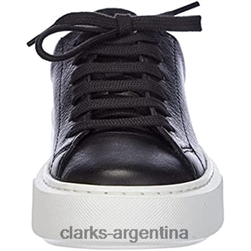 Clarks mujer 2FZPZ2367 Zapatilla Hero Lite Lace Mujer Clarks Cuero Negro cuero negro
