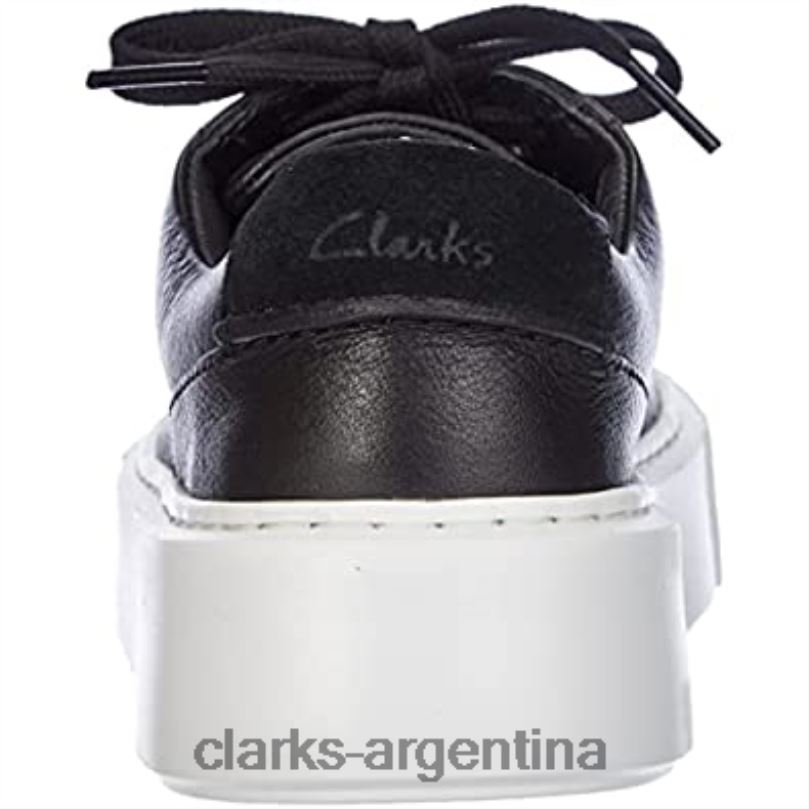 Clarks mujer 2FZPZ2367 Zapatilla Hero Lite Lace Mujer Clarks Cuero Negro cuero negro