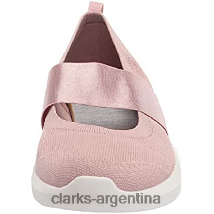 Clarks mujer 2FZPZ2501 Zapatilla clarks nova sol para mujer de punto rosa polvoriento