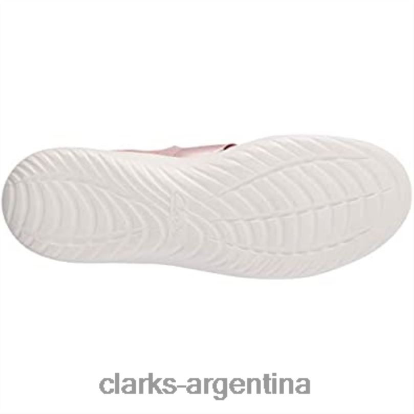 Clarks mujer 2FZPZ2501 Zapatilla clarks nova sol para mujer de punto rosa polvoriento