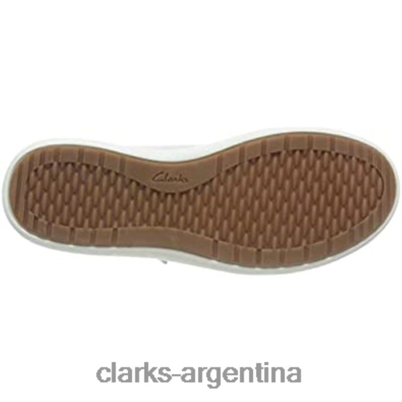 Clarks mujer 2FZPZ2676 Zapatilla Nalle Lace Mujer Piel Blanca Clarks cuero blanco