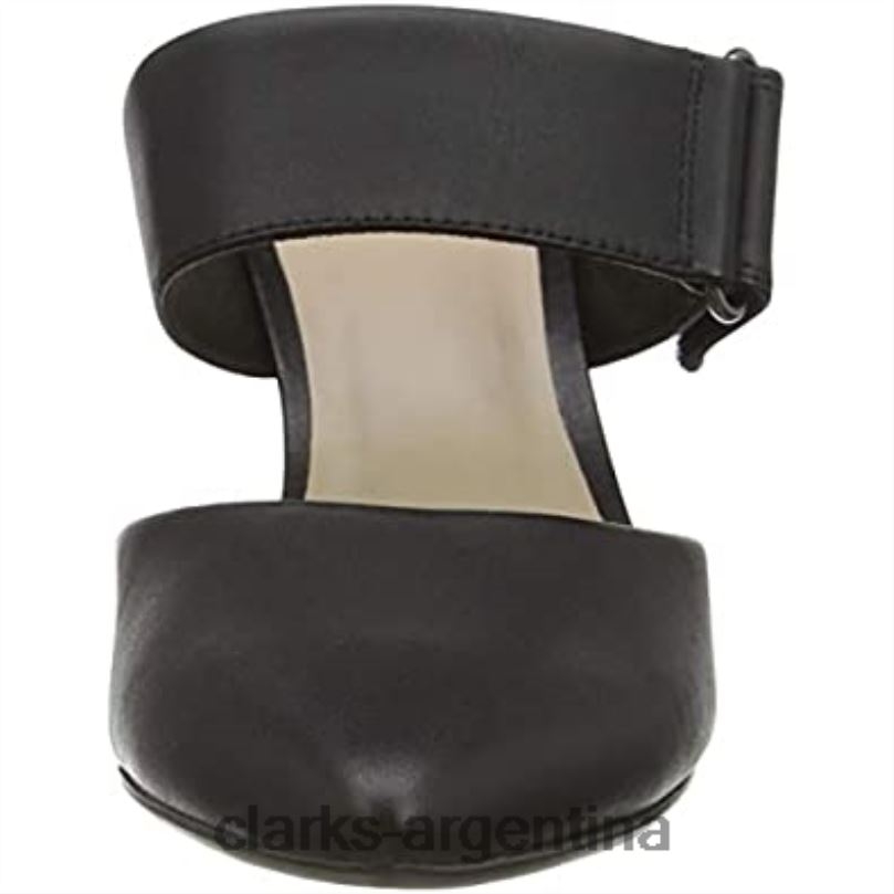 Clarks mujer 2FZPZ2746 Zapatos de salón clarks illeana daisy para mujer negro cuero negro