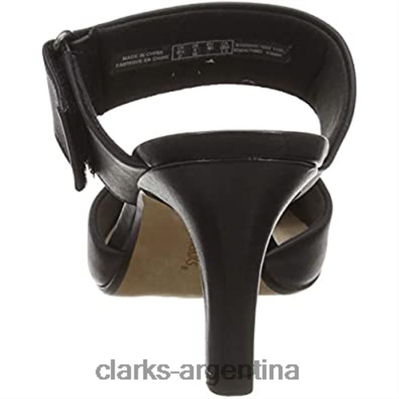 Clarks mujer 2FZPZ2746 Zapatos de salón clarks illeana daisy para mujer negro cuero negro