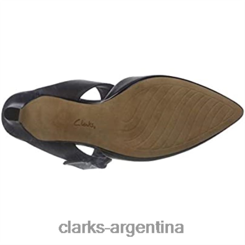 Clarks mujer 2FZPZ2746 Zapatos de salón clarks illeana daisy para mujer negro cuero negro