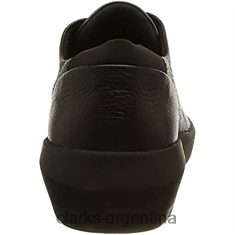 Clarks mujer 2FZPZ280 Zapatilla clarks kayleigh aster de piel negra para mujer cuero negro