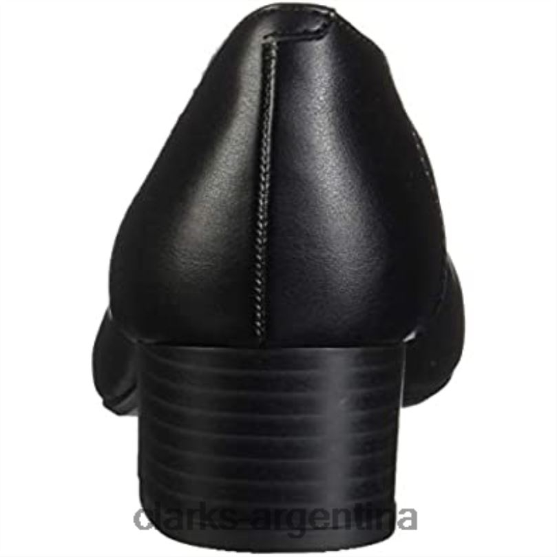 Clarks mujer 2FZPZ2915 Zapatos de tacón Clarkli Fame de cuero negro para mujer cuero negro