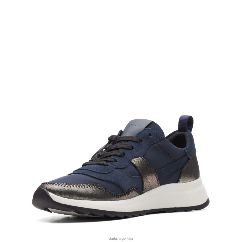 Clarks mujer 2FZPZ3005 clarks dash lite jazz marino combi combinado azul marino