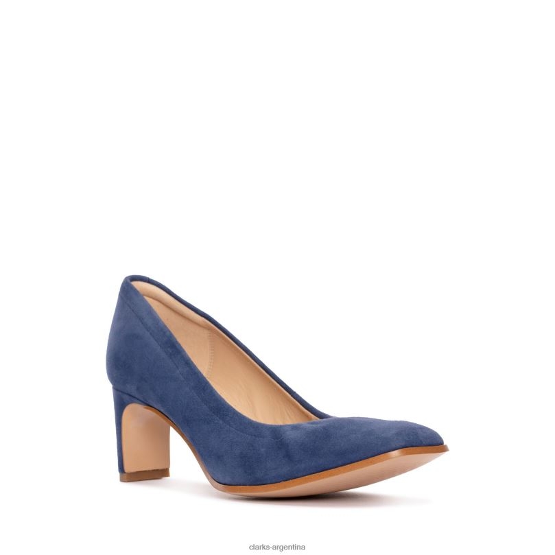 Clarks mujer 2FZPZ3024 clarks ante azul seren 55 soft gamuza azul