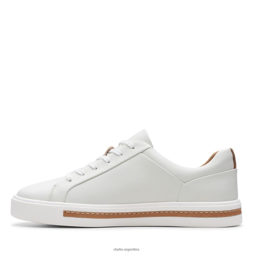 Clarks mujer 2FZPZ3032 clarks de cuero blanco un maui lace cuero blanco