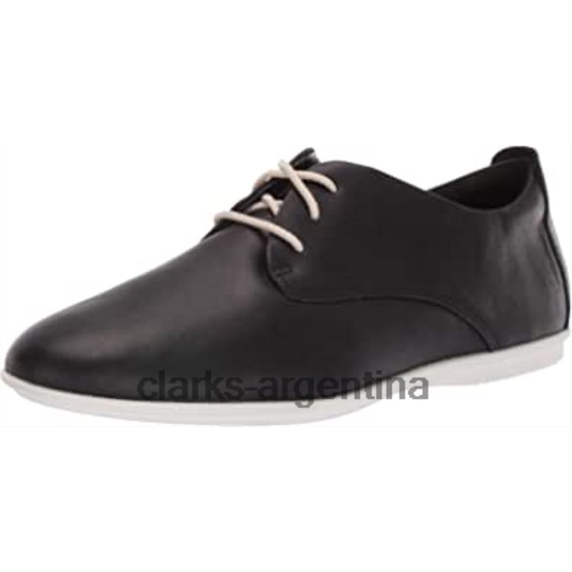 Clarks mujer 2FZPZ303 zapatilla de mujer con cordones coral clarks cuero negro cuero negro