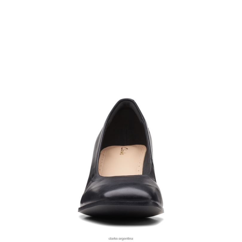 Clarks mujer 2FZPZ3076 clarks suaves seren 55 de cuero negro cuero negro