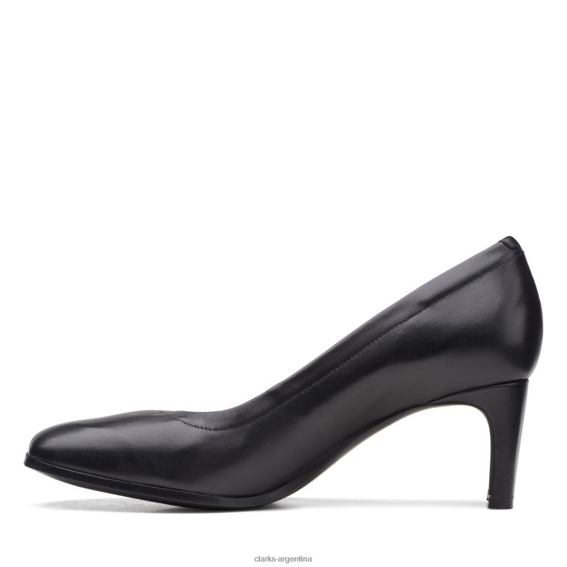 Clarks mujer 2FZPZ3076 clarks suaves seren 55 de cuero negro cuero negro