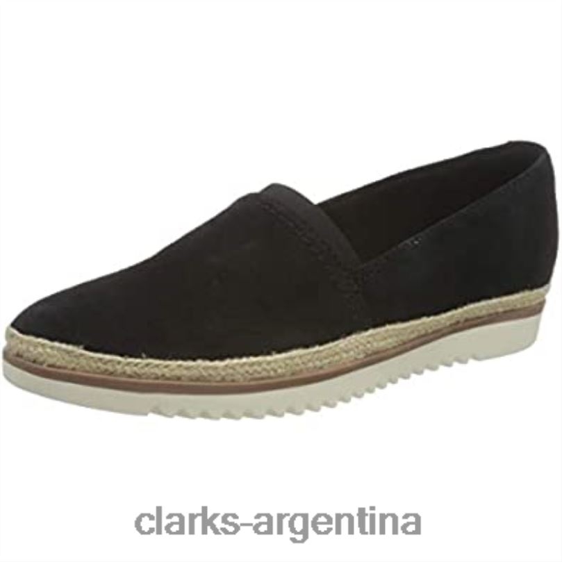 Clarks mujer 2FZPZ389 zapatillas clarks serena paige para mujer negras negro