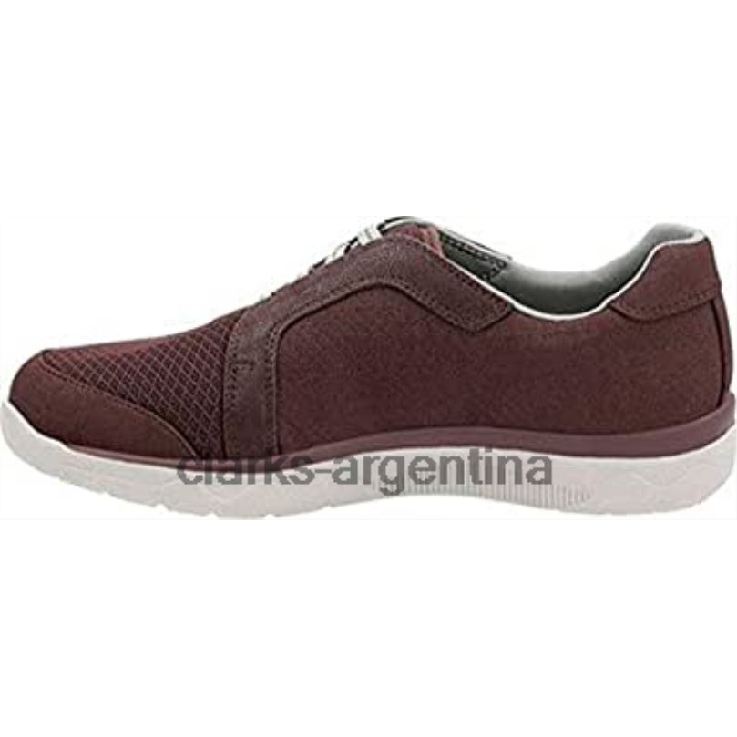 Clarks mujer 2FZPZ3 Zapatilla clarks mckella morris de mujer de nobuk sintético berenjena nubuck sintético berenjena