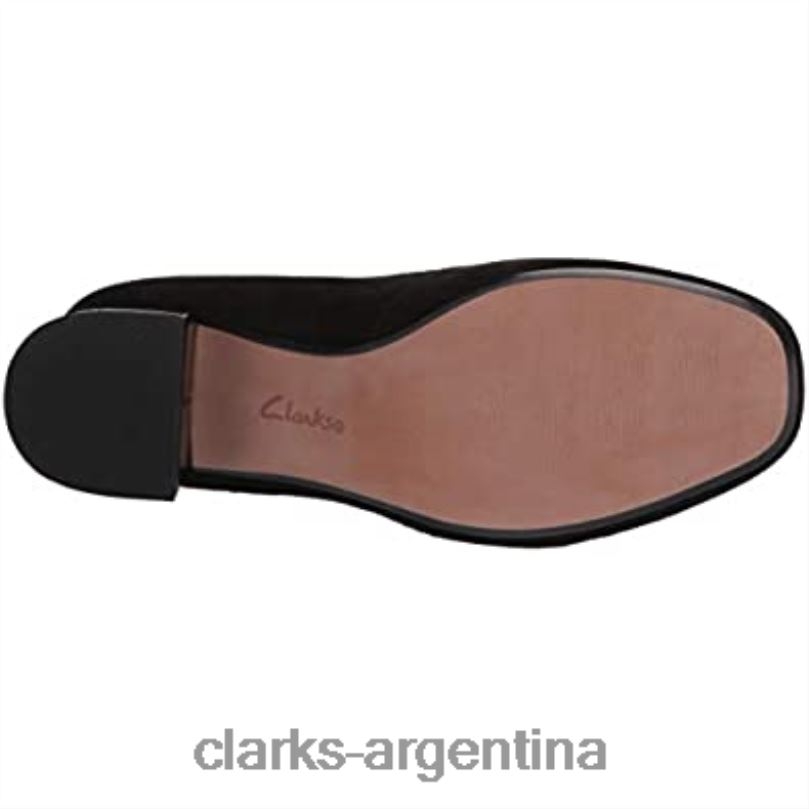Clarks mujer 2FZPZ516 zapatos de salón marilyn leah de ante negro para mujer clarks ante negro
