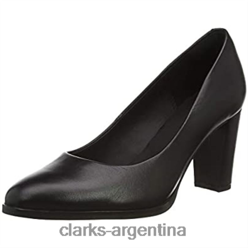 Clarks mujer 2FZPZ525 zapatos de tacón kaylcara 2 para mujer clarks cuero negro cuero negro