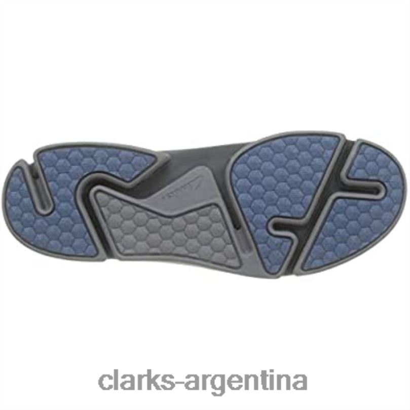 Clarks mujer 2FZPZ872 zapatillas bajas clarks tri turn de nobuk gris oscuro para mujer nubuck gris oscuro