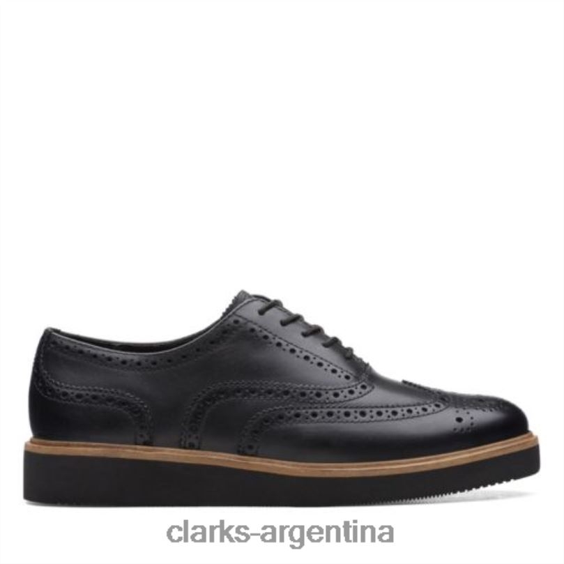 Clarks mujer 2FZPZ3866 clarks glickly brogue cuero negro cuero negro