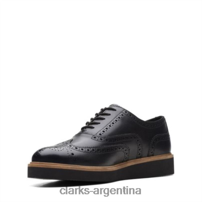 Clarks mujer 2FZPZ3866 clarks glickly brogue cuero negro cuero negro