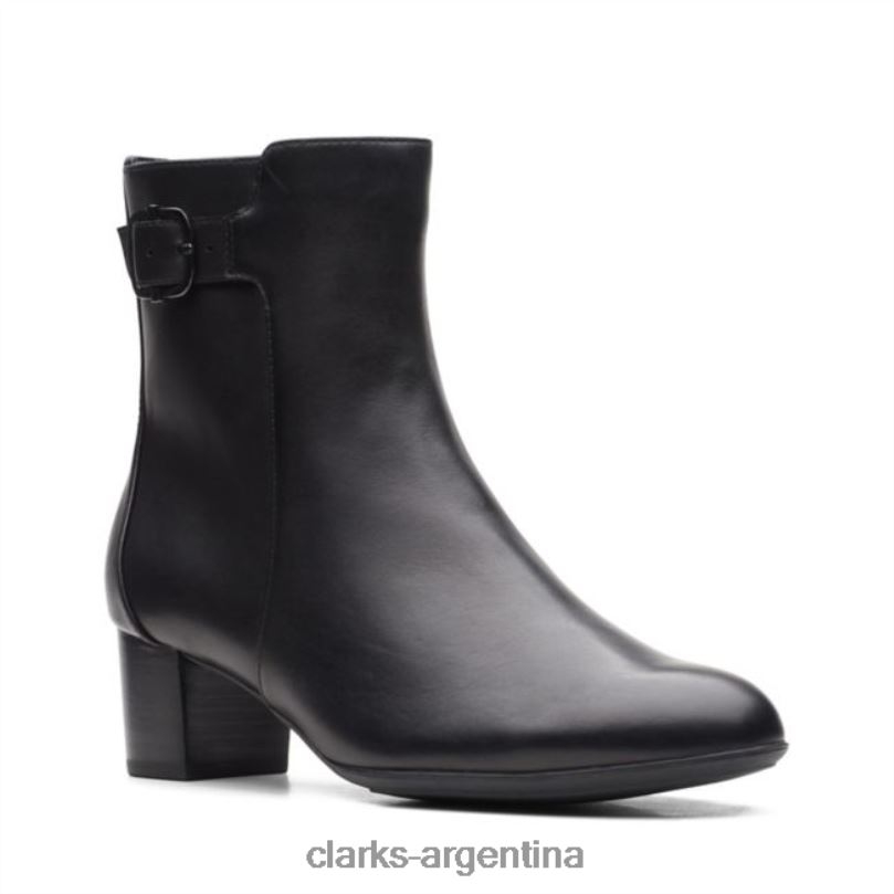 Clarks mujer 2FZPZ6207 clarks de cuero negros linnae up cuero negro