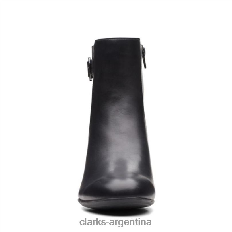 Clarks mujer 2FZPZ6207 clarks de cuero negros linnae up cuero negro