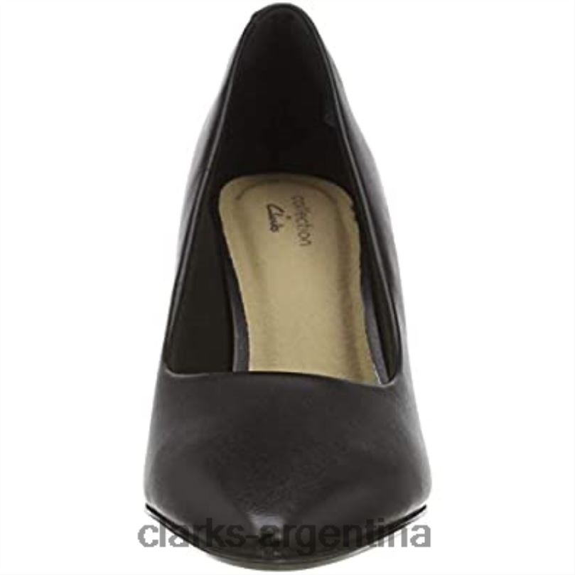 Clarks mujer 2FZPZ807 Zapato vestir illeana tulip uniforme mujer clarks cuero negro cuero negro