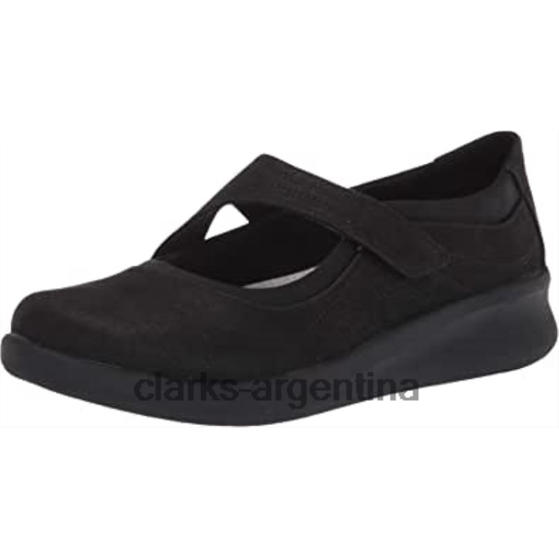 Clarks mujer 2FZPZ1097 Merceditas clarks sillian 20 joy de mujer negras sintéticas negro sintético