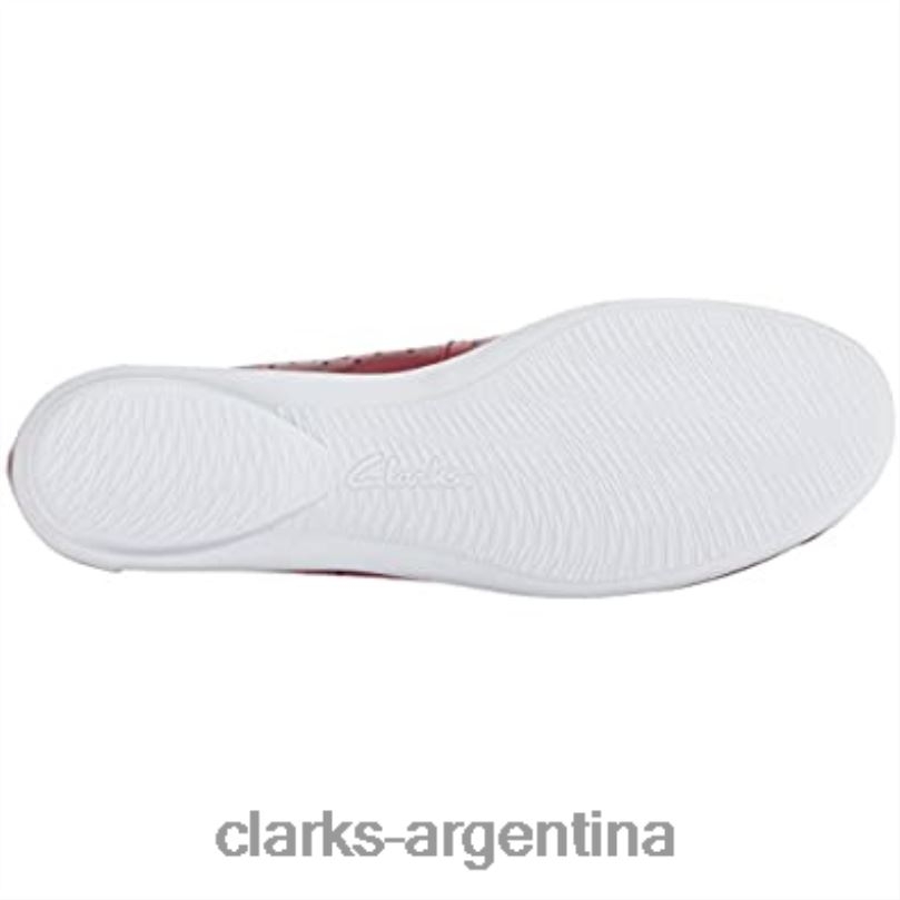 Clarks mujer 2FZPZ1331 Bailarina de mujer clarks Gracellea de piel roja cuero rojo