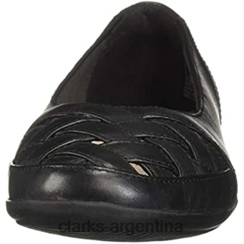 Clarks mujer 2FZPZ1487 bailarina Gracelmaze de mujer clarks piel negra cuero negro