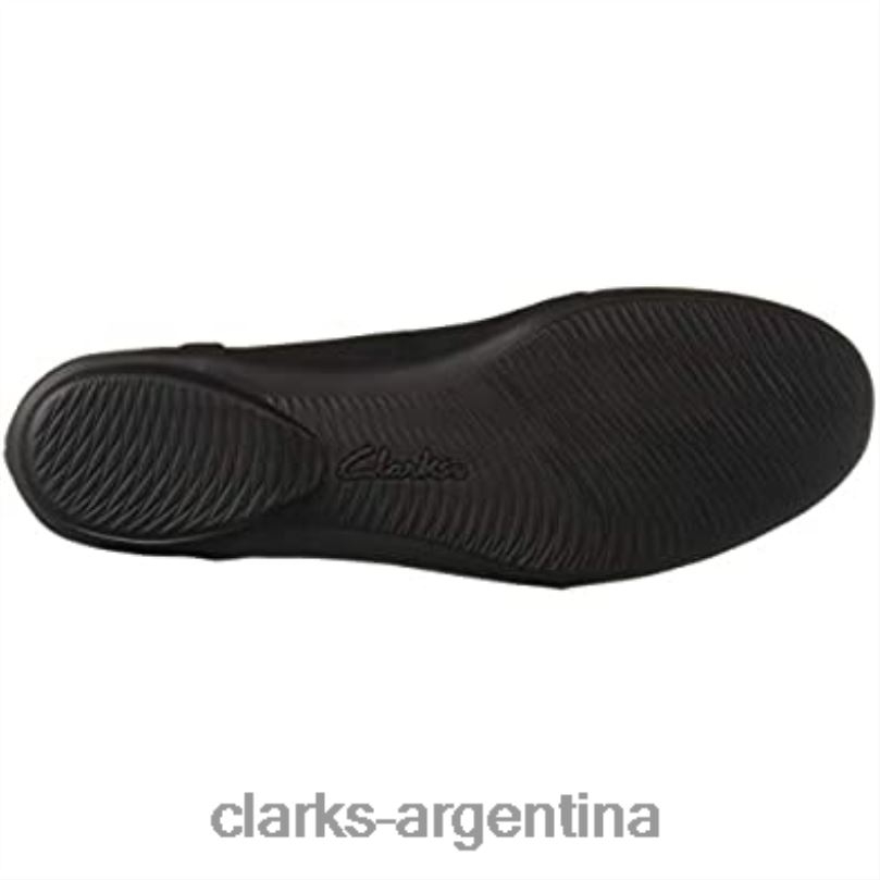 Clarks mujer 2FZPZ1487 bailarina Gracelmaze de mujer clarks piel negra cuero negro