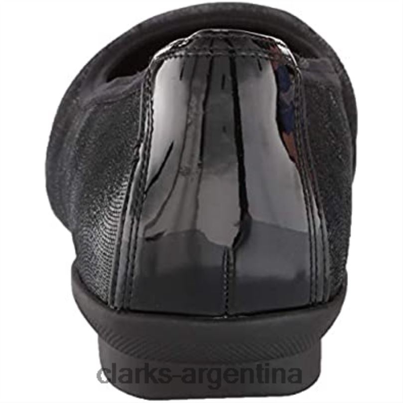 Clarks mujer 2FZPZ1549 bailarinas de mujer sara orquídea clarks combi de cuero negro