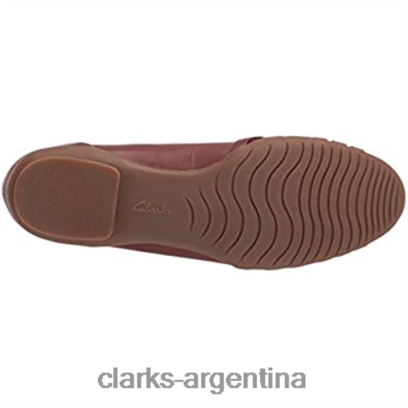 Clarks mujer 2FZPZ1886 bailarinas sara clover mujer caoba ny piel combi clarks