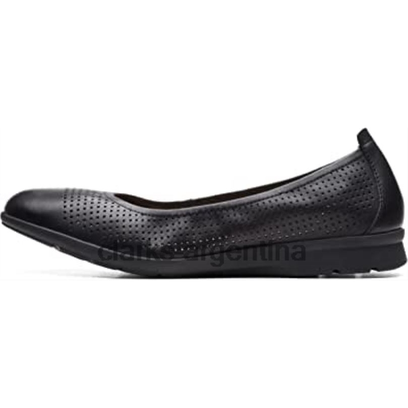 Clarks mujer 2FZPZ2020 bailarinas clarks jenette easy de mujer de piel negra