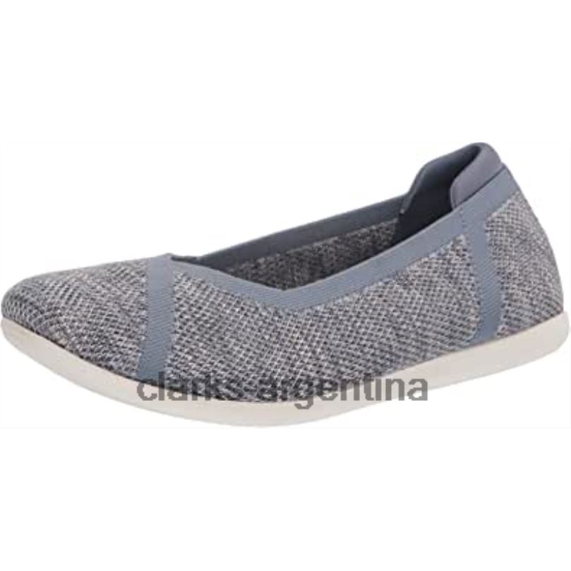 Clarks mujer 2FZPZ2503 bailarina carly wish mujer clarks azul gris gris azulado