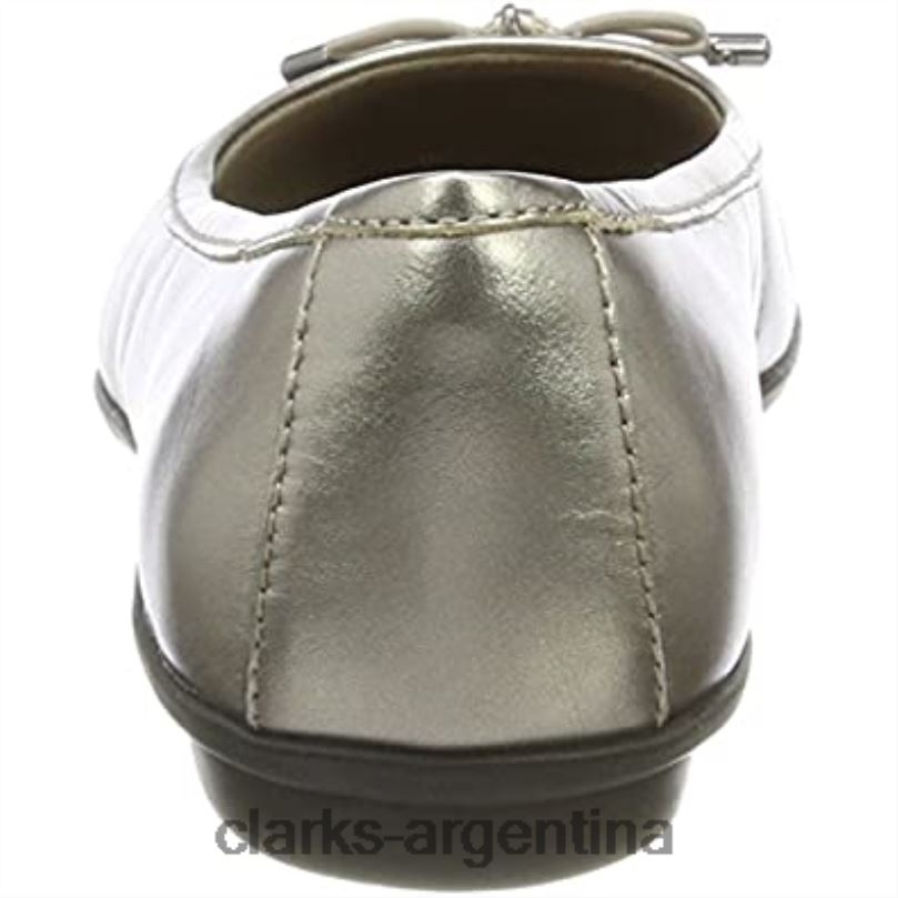 Clarks mujer 2FZPZ2777 Bailarinas clarks beige pewter Gracelblu de mujer peltre beige
