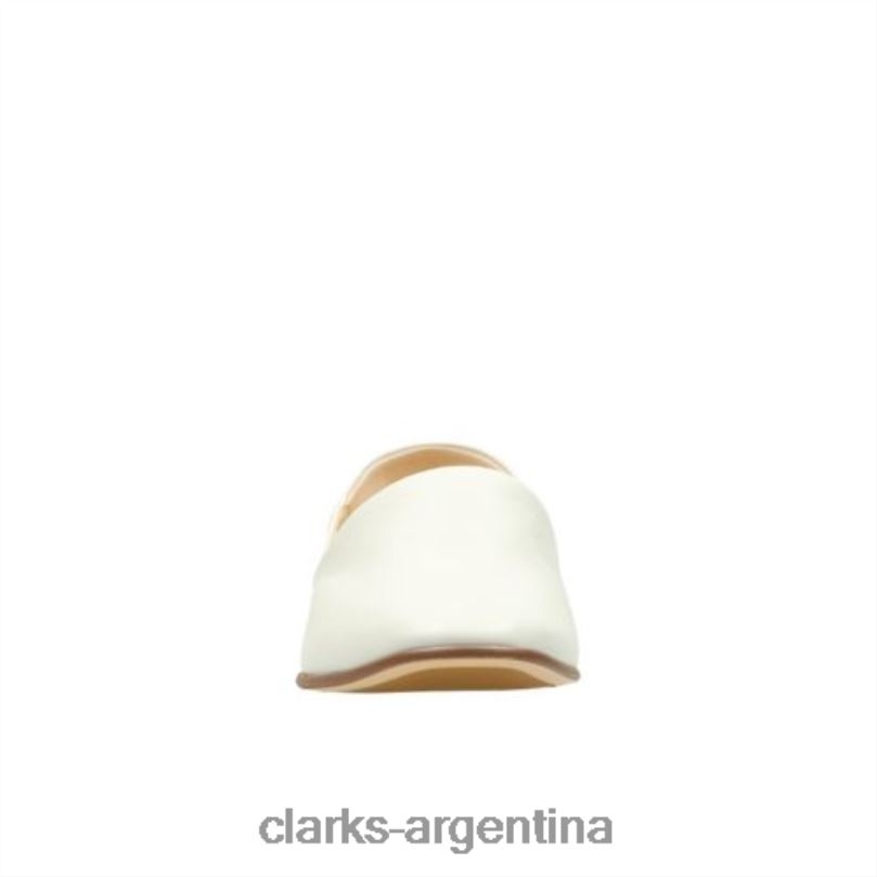 Clarks mujer 2FZPZ4263 clarks cuero blanco tono puro cuero blanco
