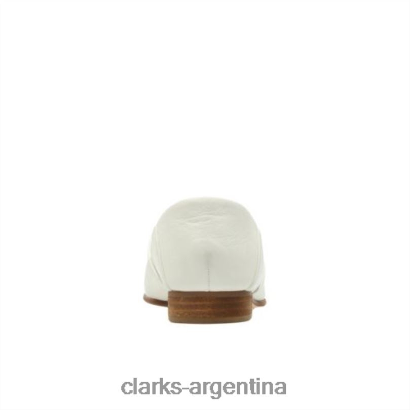Clarks mujer 2FZPZ4263 clarks cuero blanco tono puro cuero blanco
