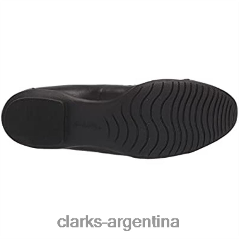 Clarks mujer 2FZPZ460 bailarinas sara de mujer de piel negra clarks de piel negra cuero negro