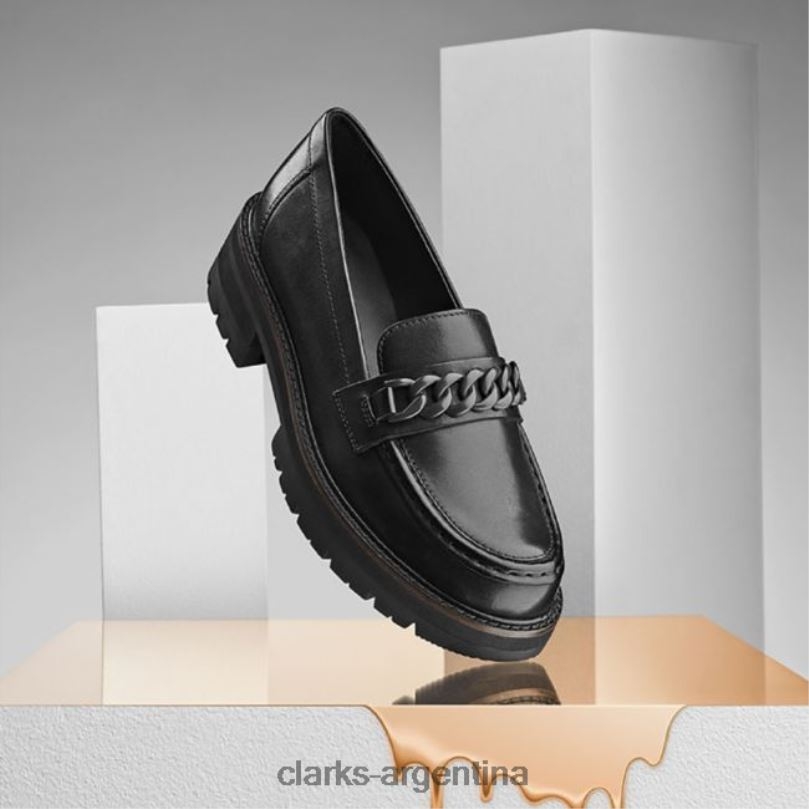 Clarks mujer 2FZPZ5043 cuero negro clarks orianna borde cuero negro cuero negro