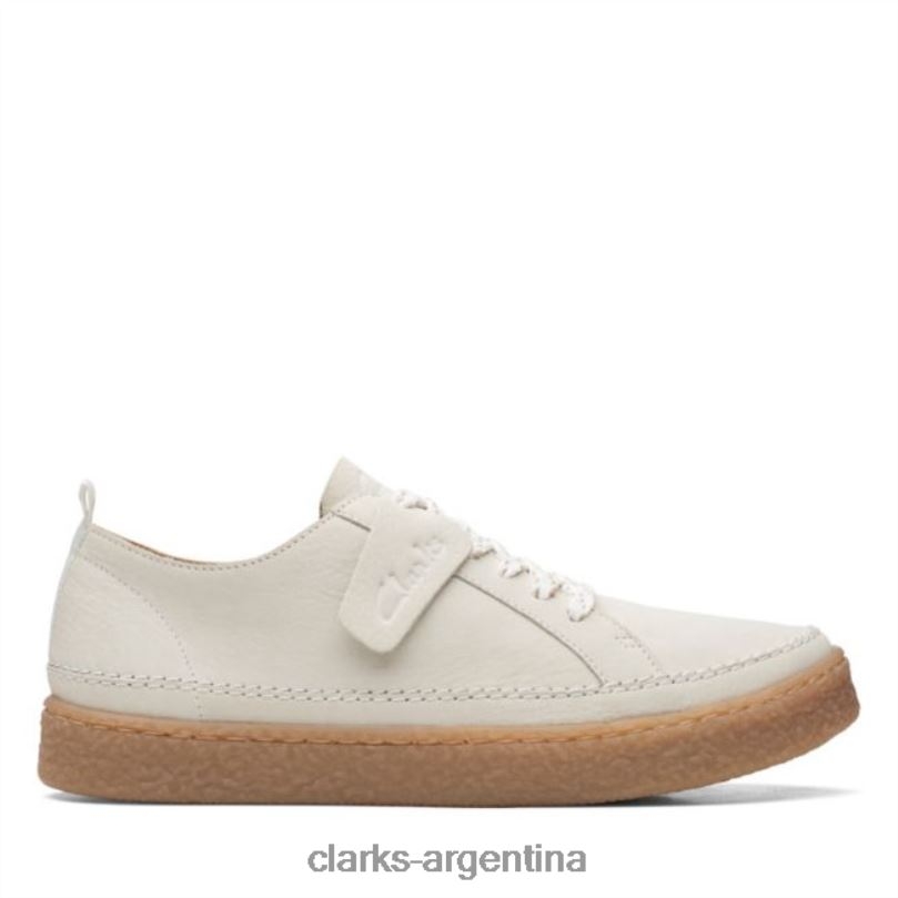 Clarks mujer 2FZPZ5990 encaje de barleigh cuero blanco clarks de cuero blanco cuero blanco