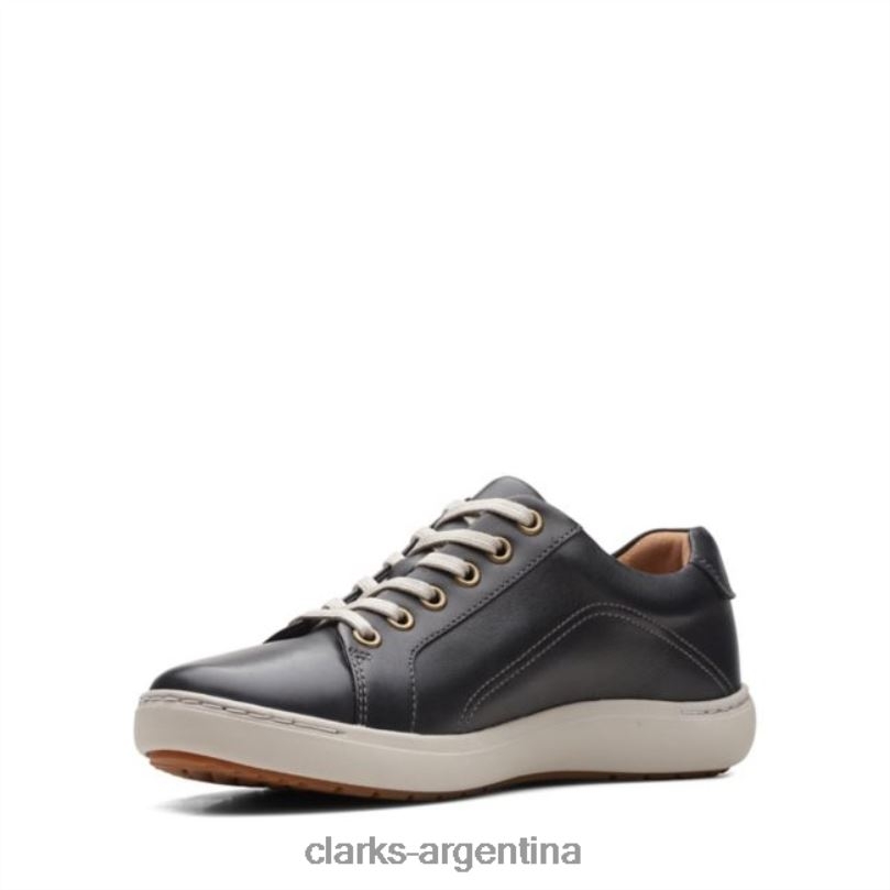 Clarks mujer 2FZPZ6201 clarks cuero negro nalle encaje cuero negro cuero negro