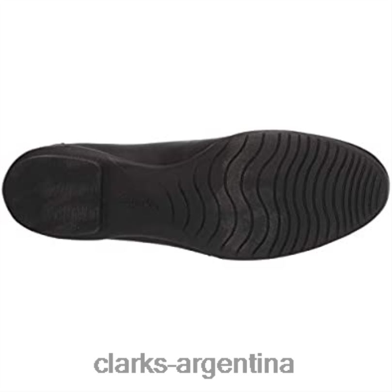 Clarks mujer 2FZPZ621 bailarina baja sara wil mujer clarks cuero negro cuero negro