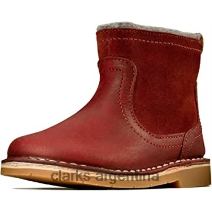 Clarks niños 2FZPZ1024 rojo rojo oscuro rojo oscuro botas chelsea clarks comet frost t para niña rojo rojo oscuro rojo oscuro
