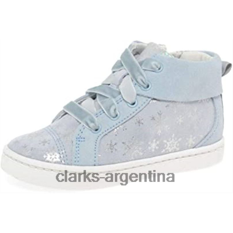 Clarks niños 2FZPZ2709 botas city frost k niña clarks ante azul gamuza azul