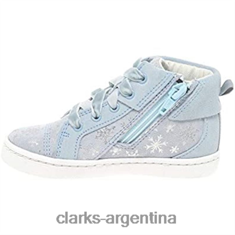 Clarks niños 2FZPZ2709 botas city frost k niña clarks ante azul gamuza azul
