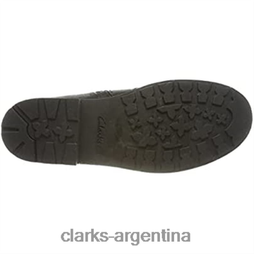 Clarks niños 2FZPZ2969 Botas chelsea clarks astrol ork de piel negra para niña cuero negro