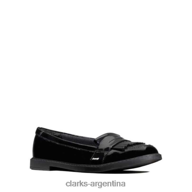 Clarks niños 2FZPZ5832 charol negro clarks scala bright juvenil charol negro charol negro