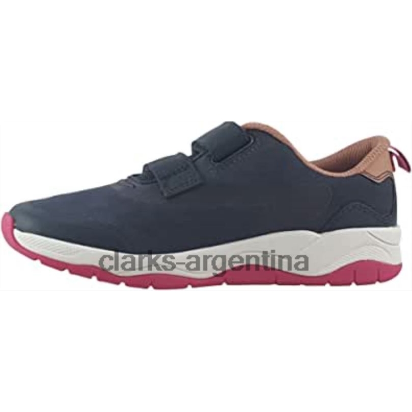 Clarks niños 2FZPZ117 Zapatillas lowder race o azul marino sintético niña clarks