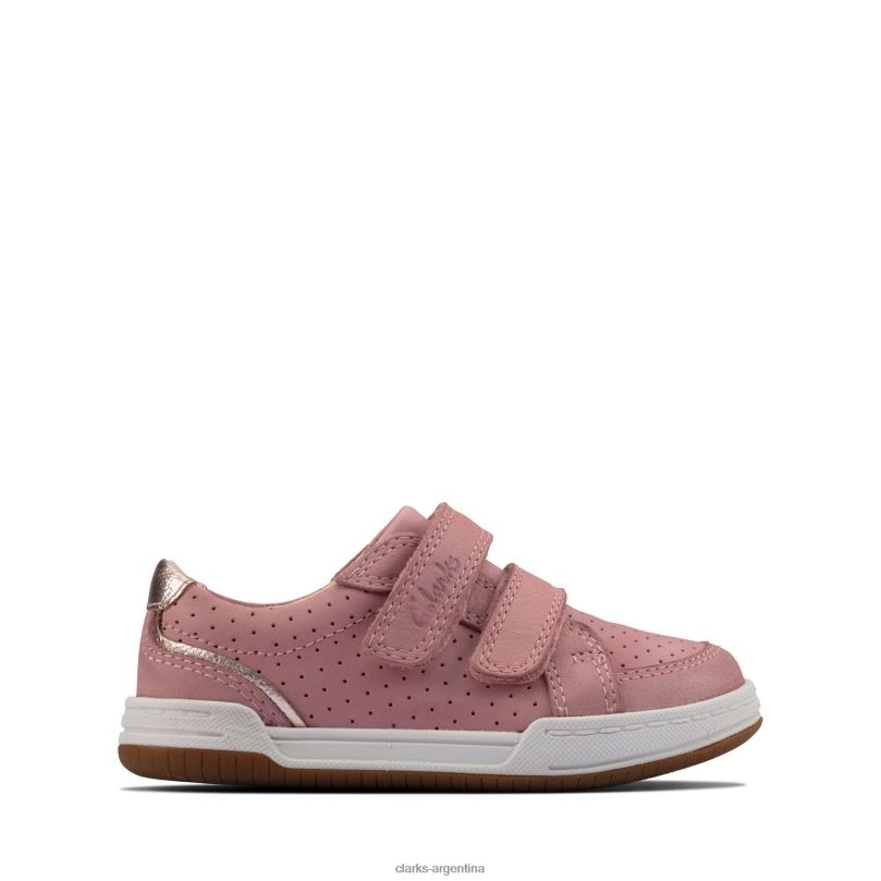Clarks niños 2FZPZ3792 clarks fawn solo t de cuero rosa claro cuero rosa claro