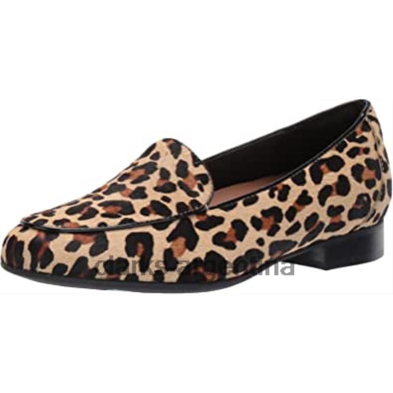 Clarks niños 2FZPZ1409 mocasines clarks leopardo po ny hair de cuero para niña un blush facilidad cuero de pelo de caballo de leopardo